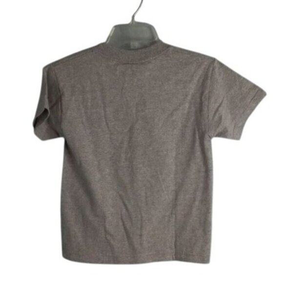 Unisex Kids Size S Small Gray My Sister Is A Witch Graphic T Shirt Halloween NEW - Picture 3 of 7